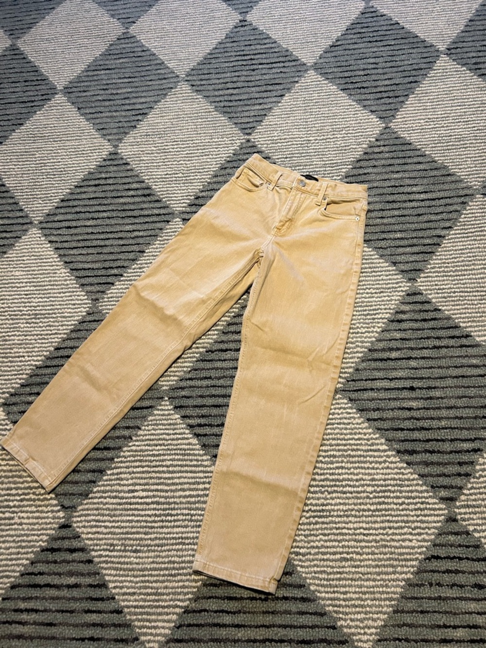 Straight Jeans - Tan/Yellow